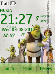 Скриншот темы Shrek