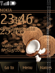 Capture d'écran Coconuts thème