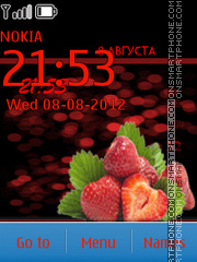 Strawberry theme screenshot