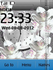 Flowers tema screenshot