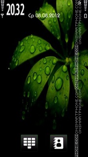 Black Green v2 theme screenshot