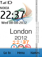 London Olympics theme screenshot