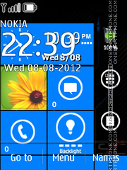 Lumia 800 theme screenshot