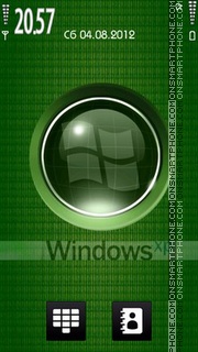 Windows Green es el tema de pantalla