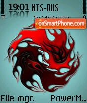 Fire Ball tema screenshot