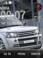 Скриншот темы Land Rover 05