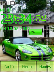 Green Dodge tema screenshot