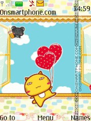 Drawn Cute Theme tema screenshot