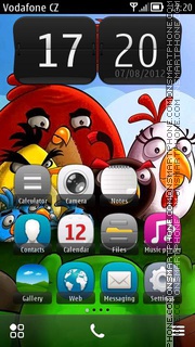 Angry Birds 2016 theme screenshot