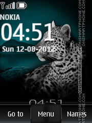 Скриншот темы Beautiful Leopard