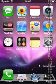 Capture d'écran Mac OS X Leopard thème