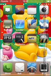 Winne the Pooh theme screenshot