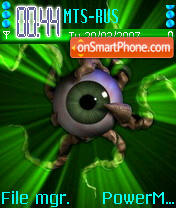 Neon Eye tema screenshot