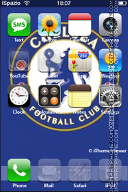 Скриншот темы Chelsea 2022
