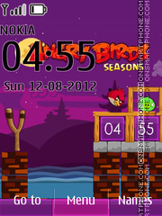 Angry Birds v1 theme screenshot
