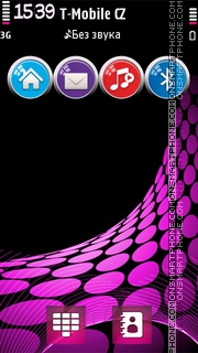 Horizon Purple v5 tema screenshot