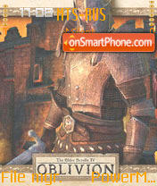 Oblivion Game tema screenshot