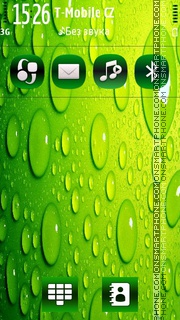 Green Drop 02 es el tema de pantalla