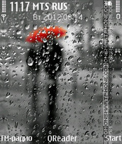 Rain theme screenshot