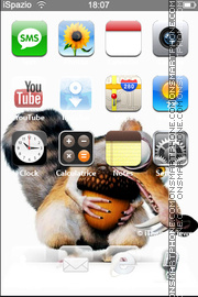 Ice Age 05 tema screenshot