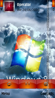 Скриншот темы Windows 8 Cloud