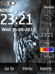 Eagle Dual Clock es el tema de pantalla