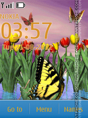 Shining Butterfly tema screenshot