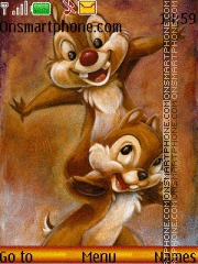 Chip 'n' Dale tema screenshot