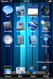 Orquis Blue theme screenshot