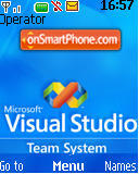 Capture d'écran Visualstudio thème