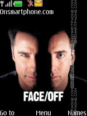 Скриншот темы Face Off Nicolas Cage