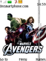 Avengers Assemble tema screenshot