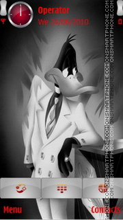 Скриншот темы Daffy Duck