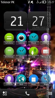 Dubai S3 theme screenshot