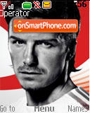 David Beckham Z theme screenshot