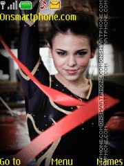 Скриншот темы Danna Paola Gimnasta