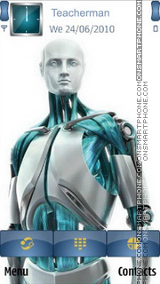 Eset Nod32 Man es el tema de pantalla