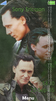 Capture d'écran Loki thème