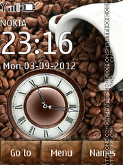 Capture d'écran Coffee thème