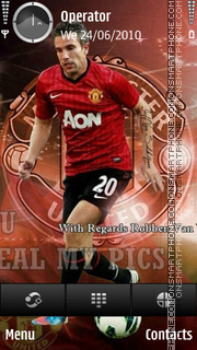 Robin Van Persie tema screenshot