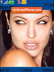 Angelina Jolie 12 theme screenshot