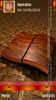 Windows 8 Wooden 3d logo es el tema de pantalla