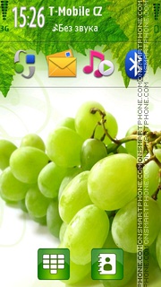 Grapes 01 tema screenshot