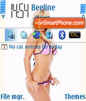 Sexygirl tema screenshot