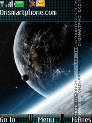 Space theme screenshot