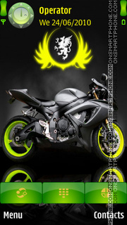 Capture d'écran Motor Bike thème