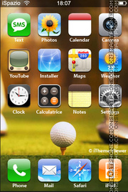 Golf es el tema de pantalla