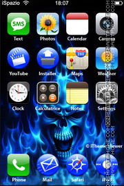 Abstract Skull Theme-Screenshot