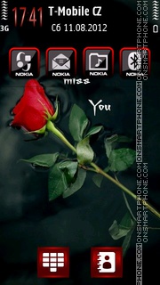 I Miss You tema screenshot