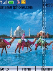 Taj Mahal theme screenshot